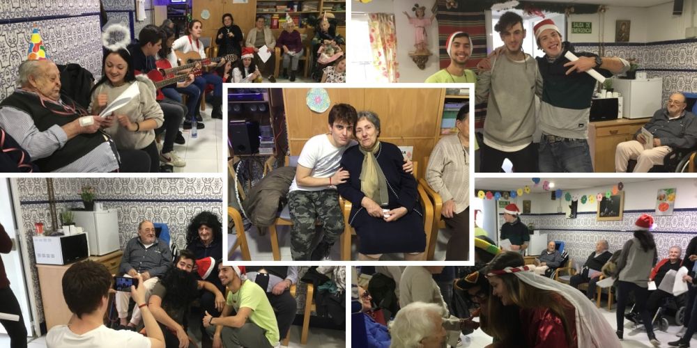 fiesta navidad residencia